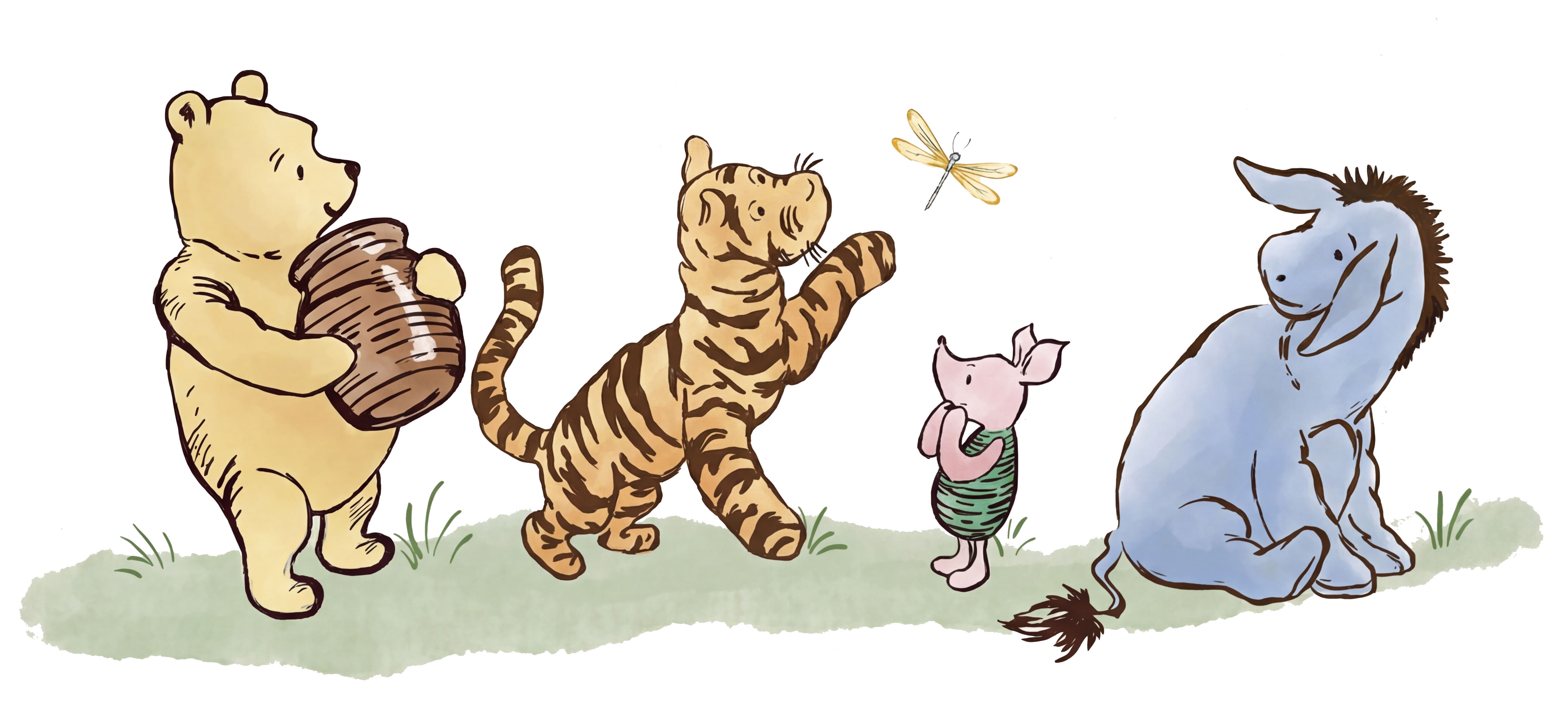 Header Image: group of Winnie the Pooh, Tigger, Piglet, and Eeyore